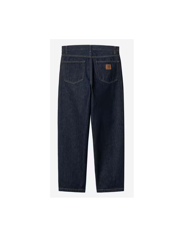Carhartt Wip Aaron Pant - Blue Rinsed - Men's Pants  - Cover Photo 2