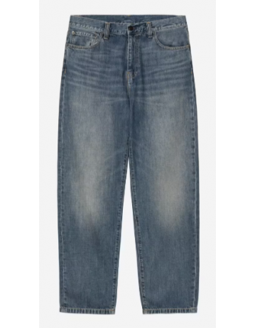 Carhartt Wip Aaron Pant - Blue Dark Used Wash - Product Photo 1