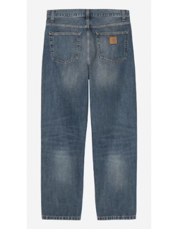 Carhartt Wip Aaron Pant - Blue Dark Used Wash - Product Photo 2