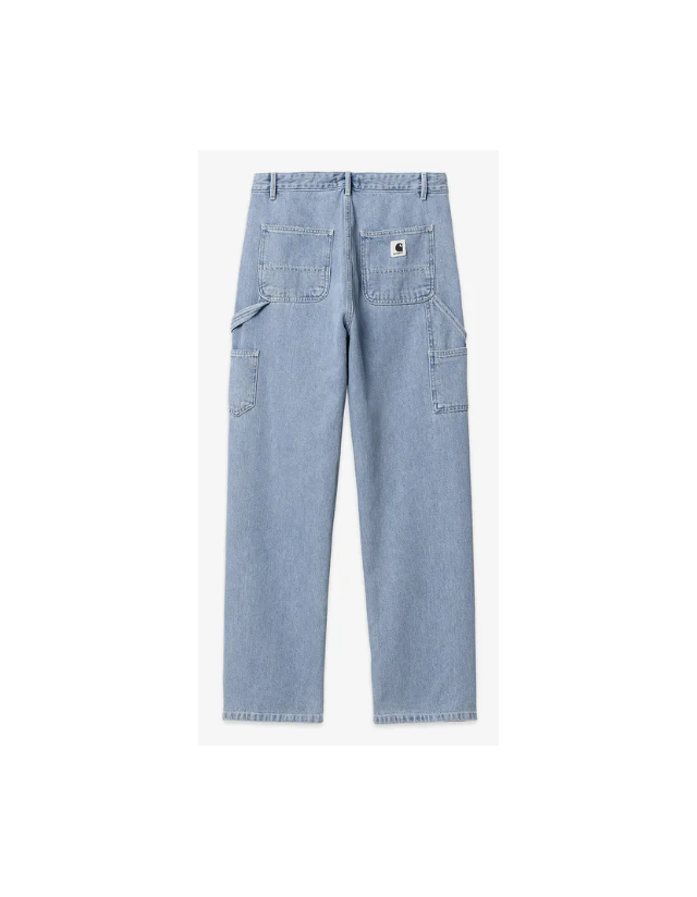 Carhartt Wip W' Pierce Pant Straight - Blue Stone Bleached - Damenhose  - Cover Photo 1