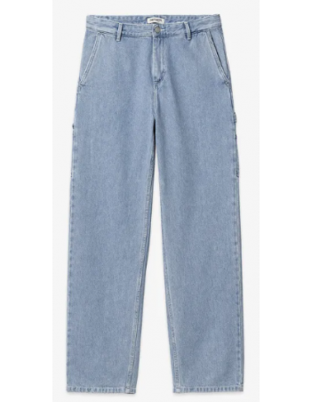 Carhartt WIP w' Pierce Pant straight - Blue stone Bleached - Damenhose - Miniature Photo 3