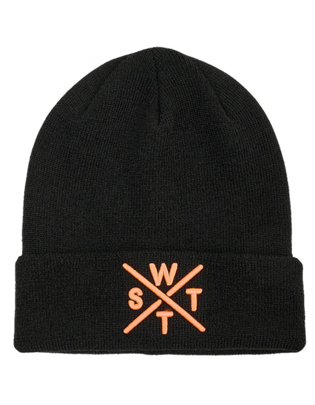 Watts Beanie - Black / Orange - Mütze  - Cover Photo 1