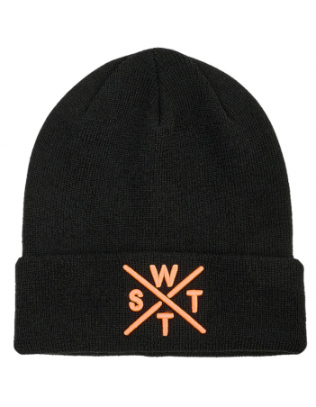 Watts Beanie - Black / Orange - Mütze - Miniature Photo 1