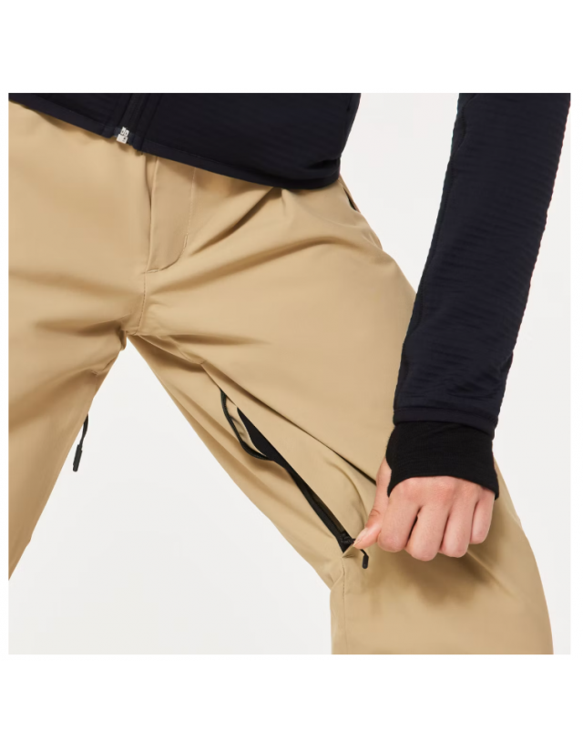 Oakley W' Canopy Insulated Pant - Pebble - Women's Ski & Snowboard Pants  - Cover Photo 3