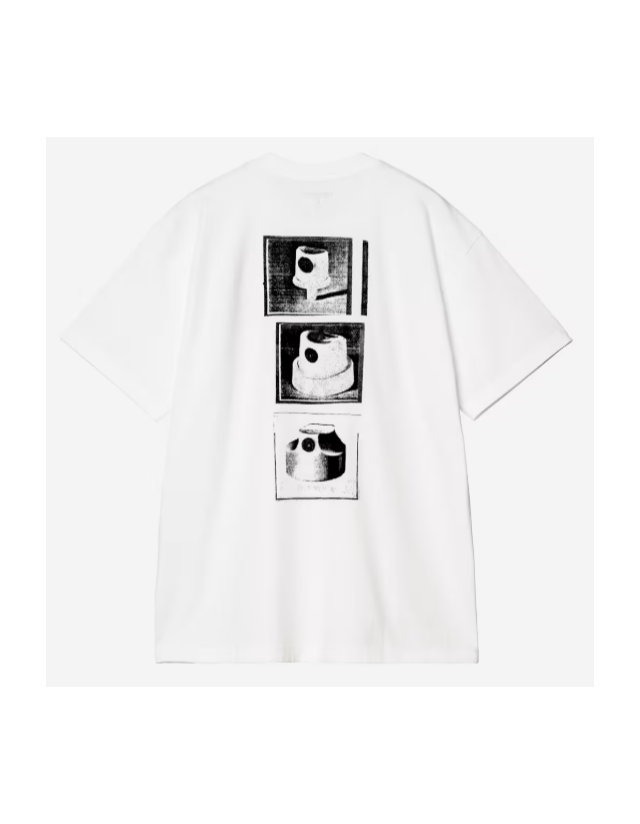 Carhartt Wip Caps T-Shirt - White - Herren T-Shirt  - Cover Photo 2