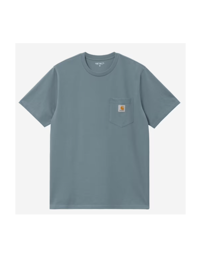 Carhartt Wip Pocket T-Shirt - Velvet Blue - Herren T-Shirt  - Cover Photo 1