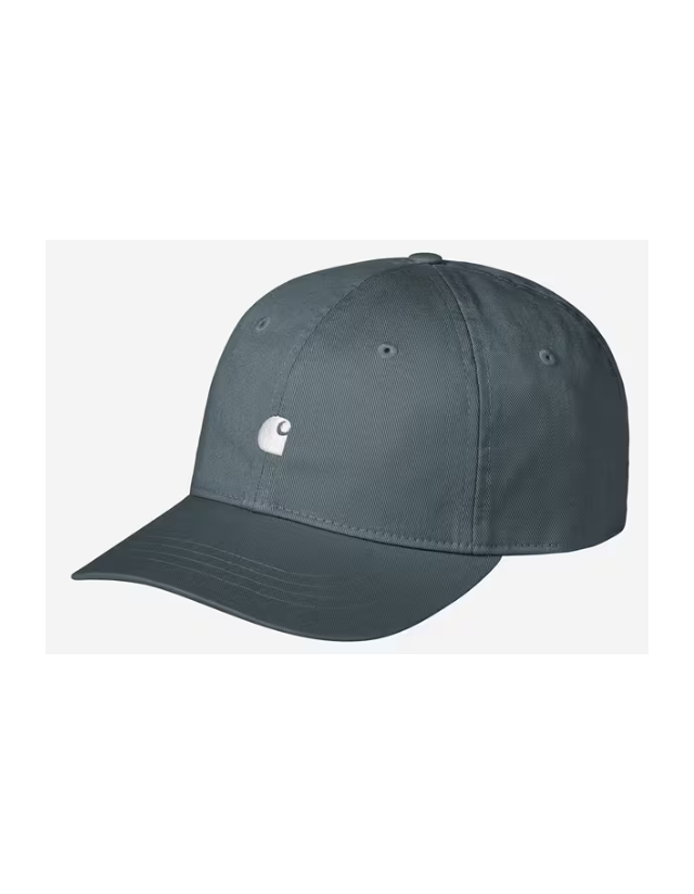 Carhartt Wip Madison Logo Cap - Office Blue / White - Casquette  - Cover Photo 1