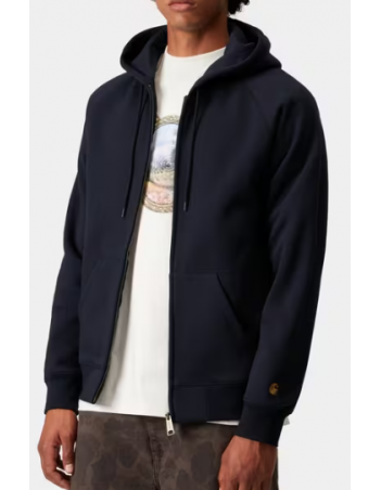 Carhartt WIP Hooded chase jacket - Jupiter / gold - Herren Sweatshirt - Miniature Photo 1