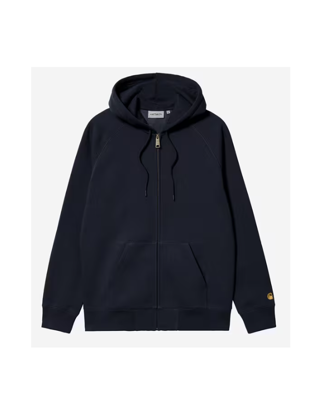 Carhartt Wip Hooded Chase Jacket - Jupiter / Gold - Herren Sweatshirt  - Cover Photo 2
