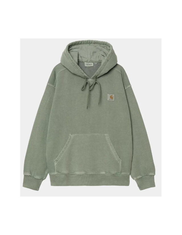 Carhartt Wip W' Hooded Nelson Sweat - Park Garment Dyed - Sweatshirt Voor Dames  - Cover Photo 1