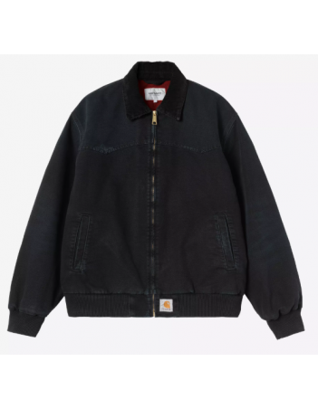 Carhartt WIP OG Santa Fe Jacket - Black grind wash - Mann Jacke - Miniature Photo 1