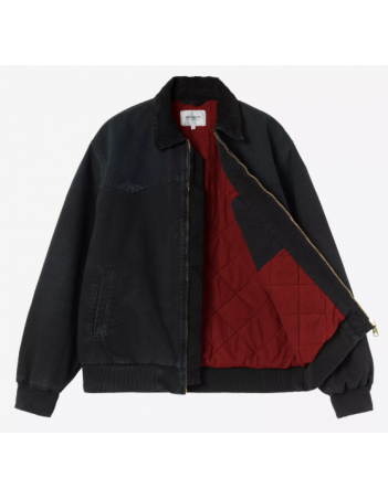Carhartt WIP OG Santa Fe Jacket - Black grind wash - Mann Jacke - Miniature Photo 2
