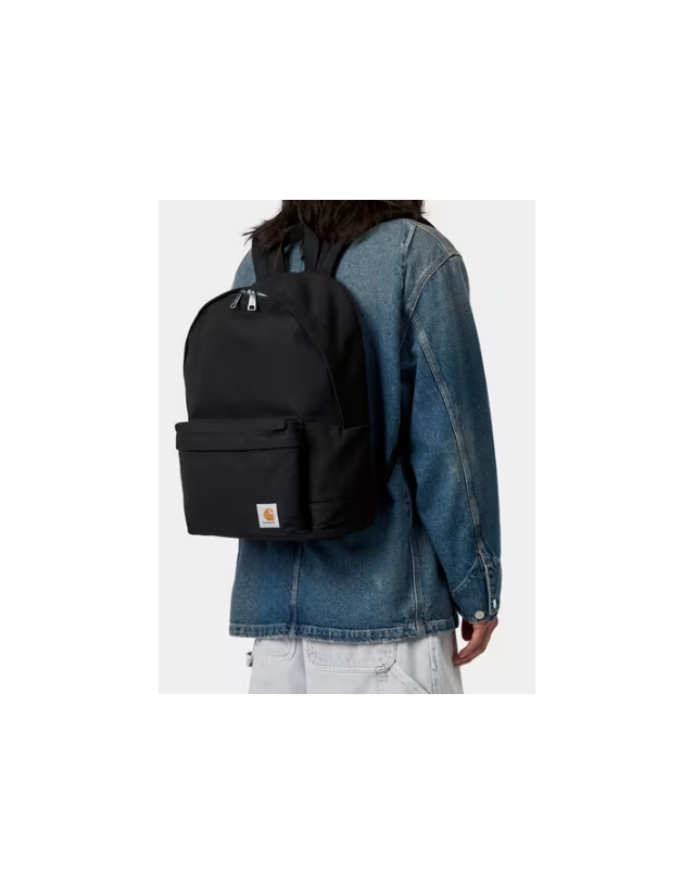 Carhartt Wip Canvas Backpack - Black - Rucksack  - Cover Photo 2