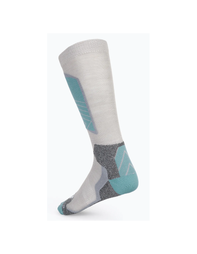 Nordica Tech Junior Socks - Grey / Lichen Blue - Sokken  - Cover Photo 2