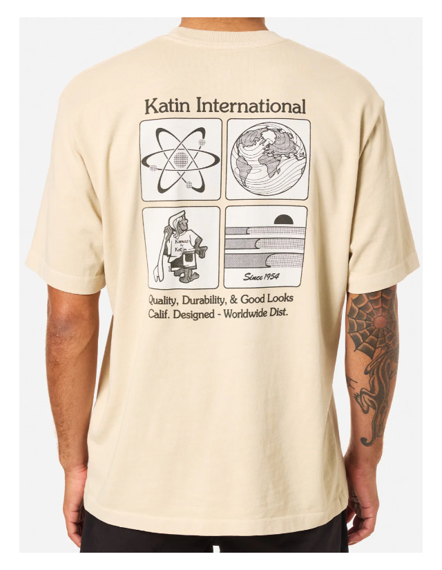 Katin Usa Forecast T-Shirt - Pelican Pigment - Men's T-Shirt  - Cover Photo 2