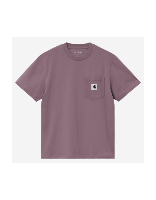 Carhartt Wip W' Pocket T-Shirt - Phlox - Damen T-Shirt  - Cover Photo 1