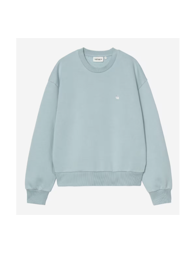 Carhartt Wip W' Casey Sweatshirt - Tourmaline / Silver - Damen Sweatshirt  - Cover Photo 1