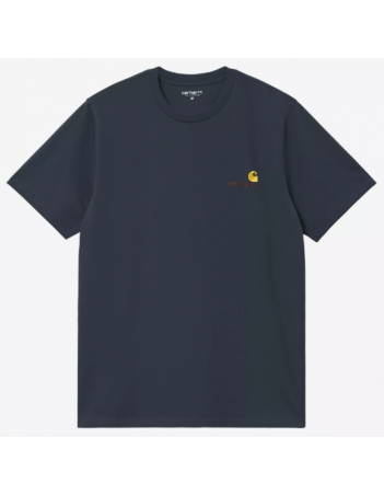 Carhartt WIP American script T-shirt - Deep Night - Herren T-Shirt - Miniature Photo 1