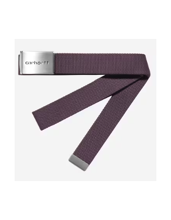 Carhartt WIP Clip Belt Chrome - Cozy Purple - Ceinture - Miniature Photo 1