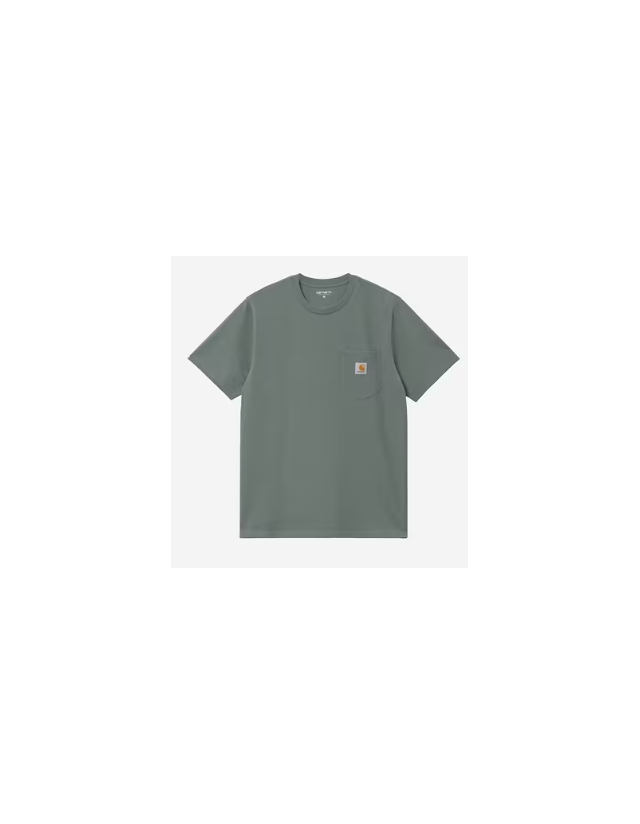Carhartt Wip Pocket T-Shirt - Velvet Green - T-Shirt Homme  - Cover Photo 1