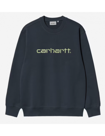 Carhartt WIP carhartt sweat - Deep night / Gentle green - Sweat Homme - Miniature Photo 1