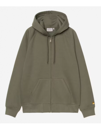 Carhartt WIP Hooded chase jacket - Leaf / gold - Herren Sweatshirt - Miniature Photo 1