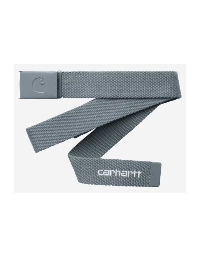 Carhartt Wip C-Logo Belt Tonal - Cozy Blue / White - Ceinture  - Cover Photo 1