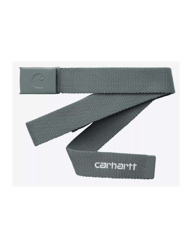 Carhartt Wip C-Logo Belt Tonal - Velvet Green / White - Gürtel  - Cover Photo 1