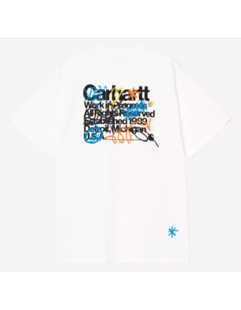 Carhartt WIP Primary T-shirt - White - Herren T-Shirt - Miniature Photo 2