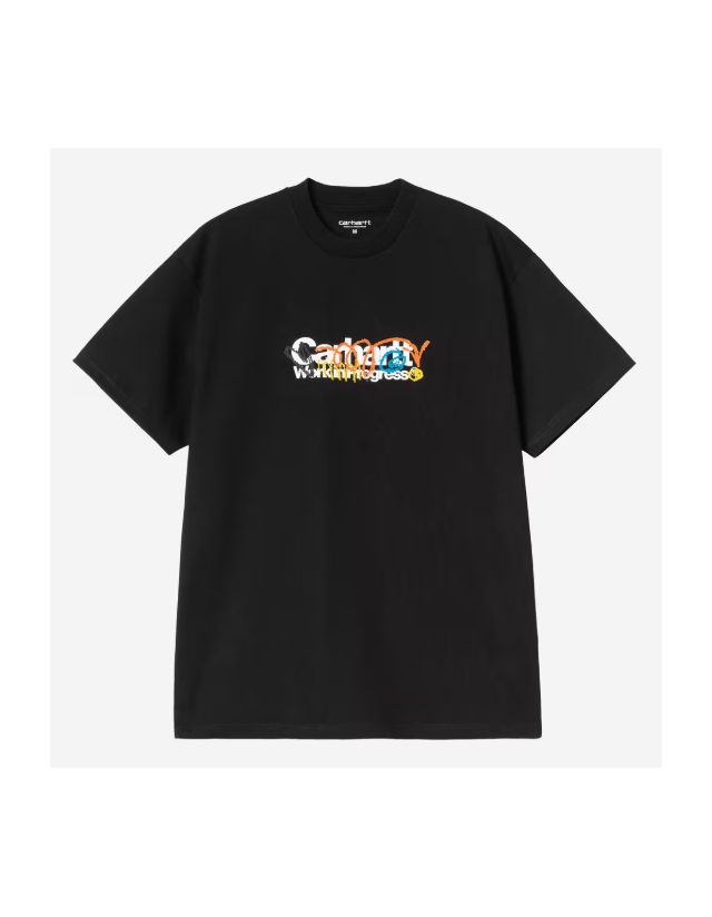 Carhartt Wip Primary T-Shirt - Black - Herren T-Shirt  - Cover Photo 1