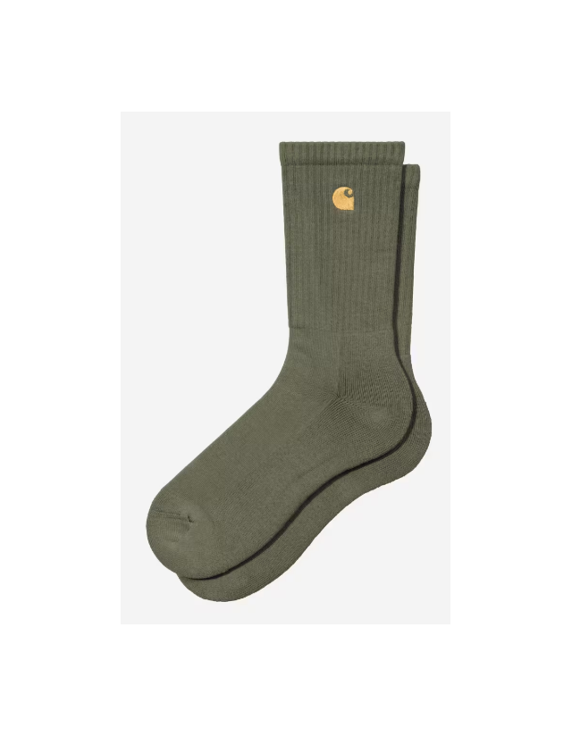 Carhartt Wip Chase Socks - Leaf / Gold - Sokken  - Cover Photo 1