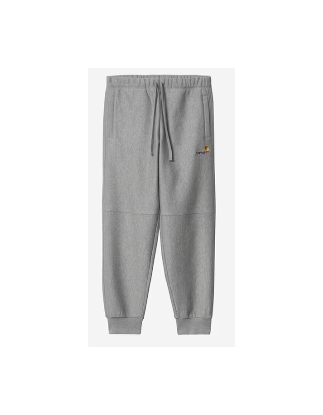 Carhartt Wip American Script Jogging Pant - Grey Heather - Jogging  - Cover Photo 2