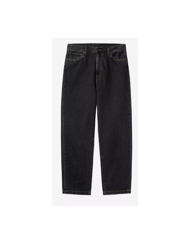 Carhartt Wip Aaron Pant - Black Stone Washed - Heren Broeken  - Cover Photo 1