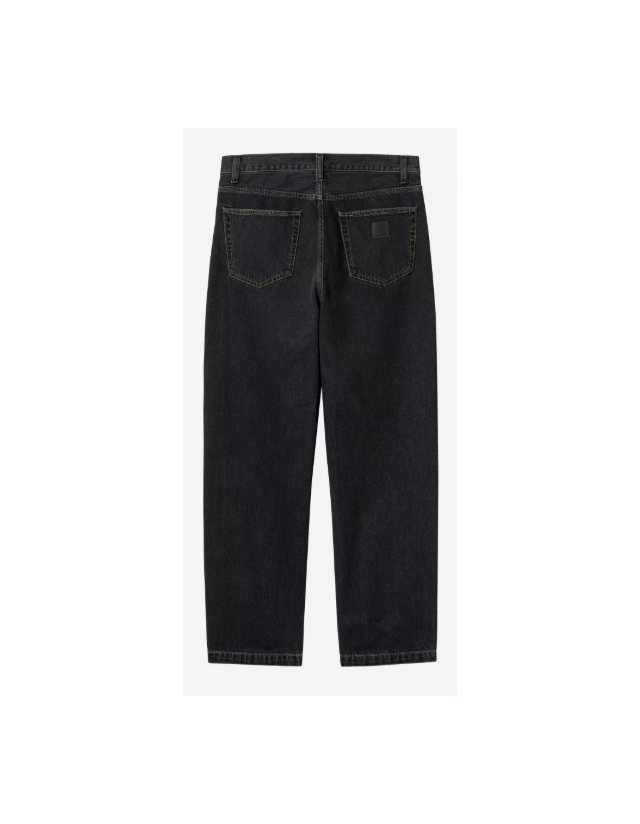 Carhartt Wip Aaron Pant - Black Stone Washed - Heren Broeken  - Cover Photo 2