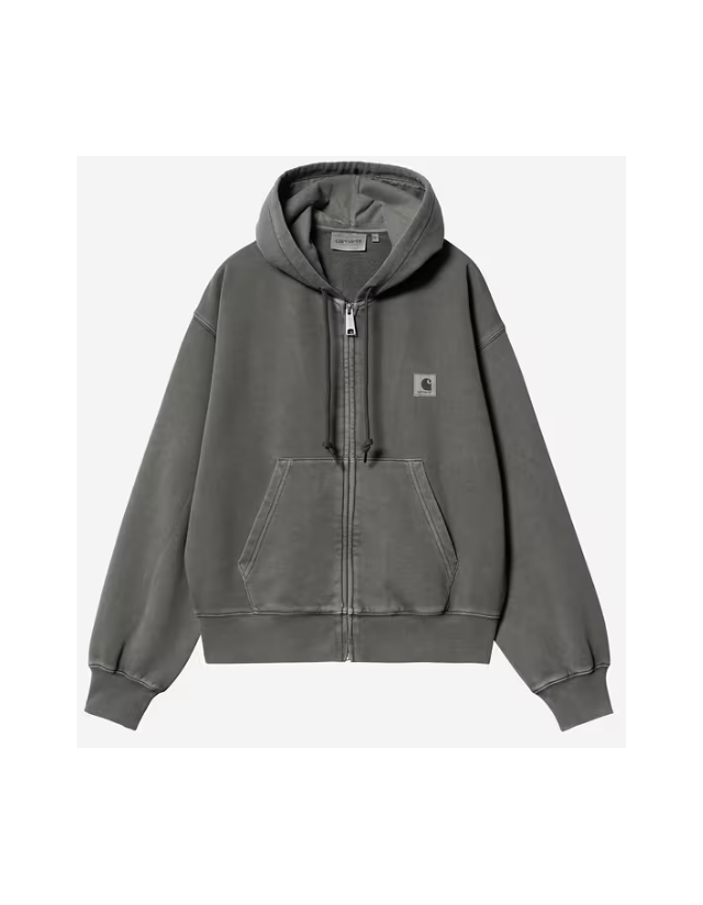 Carhartt Wip W' Hooded Nelson Jacket - Black - Sweat Femme  - Cover Photo 1
