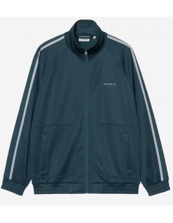 Carhartt WIP Bolar Sweat Jacket - Blue River / Mirror - Herren Sweatshirt - Miniature Photo 1