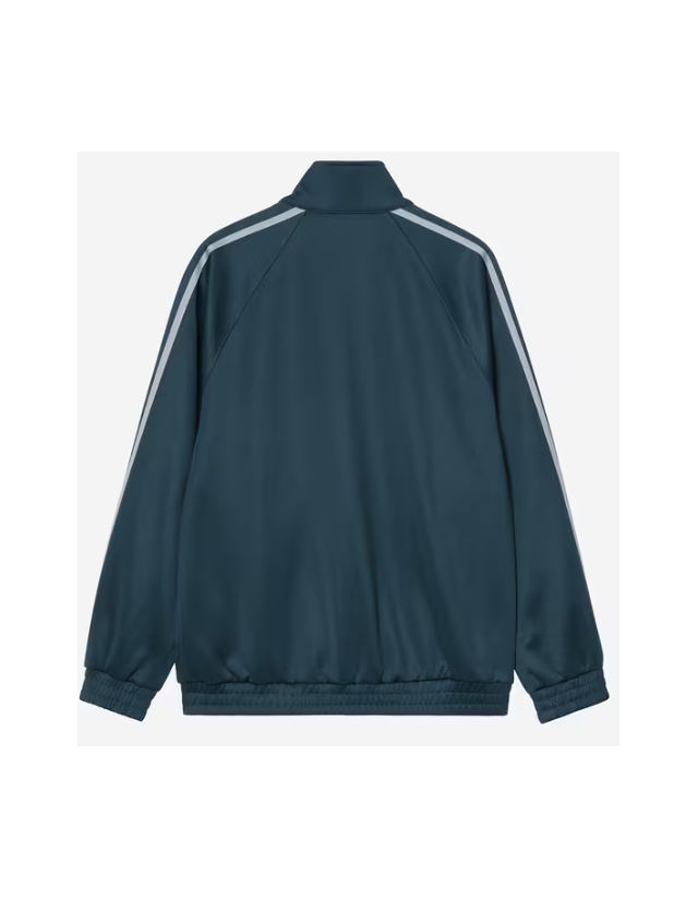 Carhartt Wip Bolar Sweat Jacket - Blue River / Mirror - Herren Sweatshirt  - Cover Photo 2