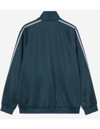 Carhartt WIP Bolar Sweat Jacket - Blue River / Mirror - Herren Sweatshirt - Miniature Photo 2