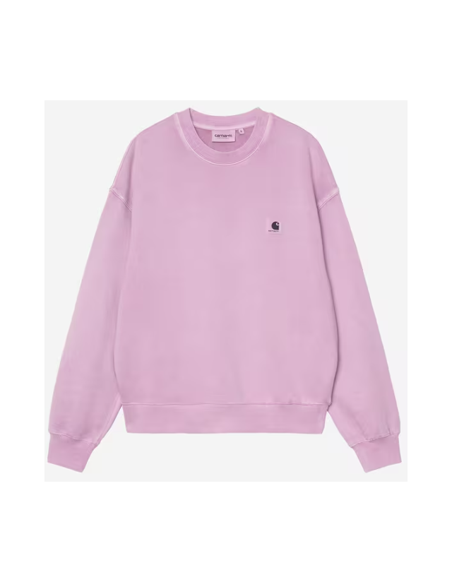 Carhartt Wip W' Nelson Sweatshirt - Gentle Purple Garment Dyed - Damen Sweatshirt  - Cover Photo 1