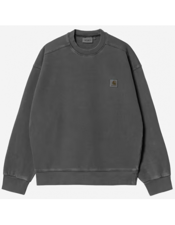 Carhartt WIP Nelson sweat - Black garment dyed - Herren Sweatshirt - Miniature Photo 1