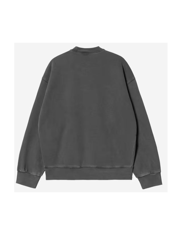 Carhartt Wip Nelson Sweat - Black Garment Dyed - Herren Sweatshirt  - Cover Photo 2