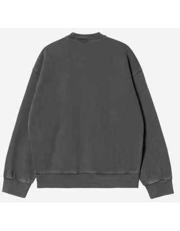 Carhartt WIP Nelson sweat - Black garment dyed - Herren Sweatshirt - Miniature Photo 2