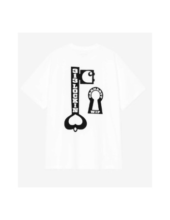 Carhartt WIP S/S Locked T-shirt - White - Herren T-Shirt - Miniature Photo 1