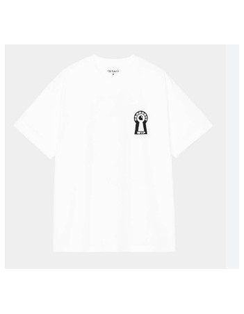 Carhartt WIP Locked T-shirt - White - T-Shirt Homme - Miniature Photo 2