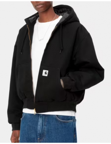 Carhartt Wip W' Og Active Jacket - Black Stone Canvas - Product Photo 2