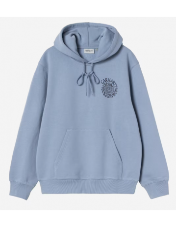 Carhartt Wip Hooded Spiral Sweat - Gentle Blue - Product Photo 2