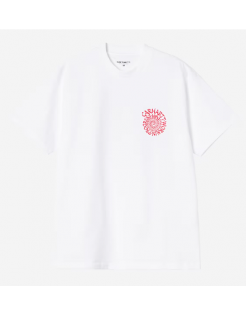 Carhartt Wip Spirals T-Shirt - White - Product Photo 1