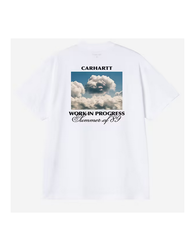 Carhartt Wip Warm Views T-Shirt - White - T-Shirt Voor Heren  - Cover Photo 1