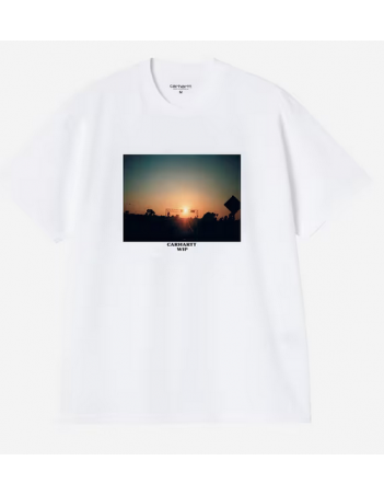 Carhartt WIP Warm Views T-shirt - White - T-Shirt Voor Heren - Miniature Photo 2
