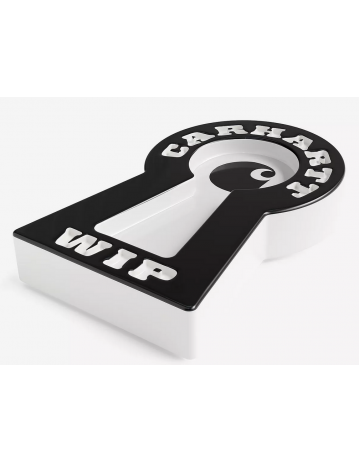 Locked Cone Incense Holder Ceramic -  White / Black - Product Photo 1